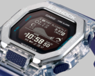 The new Casio GBX-100S watches will swap the solid resin case for a clear skeleton-style shell and pair it with a brushed stainless-steel bezel. (Image source: Casioblog)