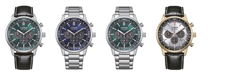 From left to right: the Citizen CA4720-01X, CA4720-52L, CA4720-52X and CA4723-03A watches. (Image source: Citizen, edited)