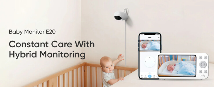 The eufy Baby Monitor E20. (Image source: Eufy)