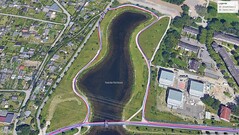 GNSS test: Сircumnavigation of the lake