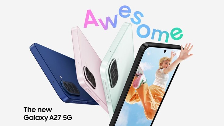 The Galaxy A27 comes three colorways