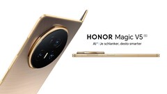 „Honor Magic V5“ kitą mėnesį Honkonge bus paleista. (Nuotraukos šaltinis: garbė)