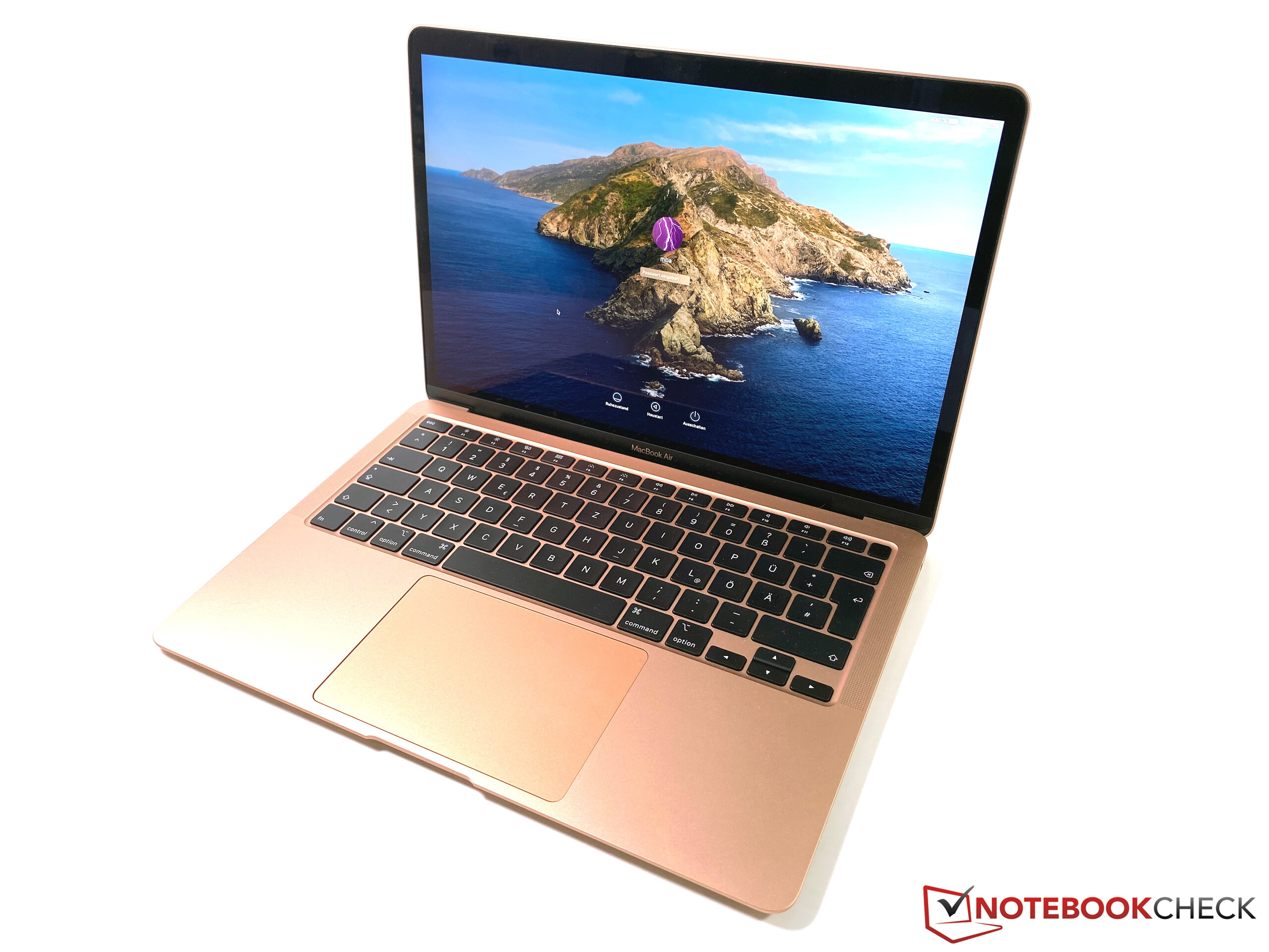 macbook air 2020 i3 gold