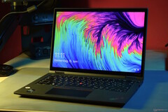 In our in-depth review, the Lenovo ThinkPad X13 Yoga was praised for its good QHD touchdisplay (Image source: Benjamin Herzig)