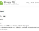 The name Lineage describes the plans of the former CyanogenMod developers.