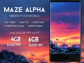 Maze Alpha variants late August 2017, Maze Alpha with 6 GB RAM now available