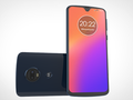 The Motorola Moto G7 is expected to contain a fingerprint sensor under the famous batwing logo. (Source: The Android Soul)