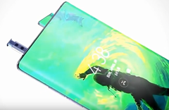 The Samsung Galaxy Note 10 may have a front-facing pop-up dual camera setup. (Image source: YouTube/Mobile Tech)