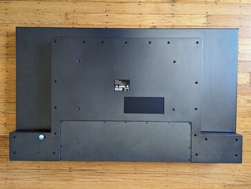 Backside with the protective metal plate over the ports installed