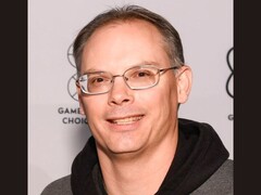 A portrait of Epic Games CEO Tim Sweeney