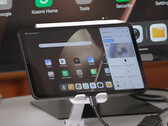 The Xiaomi Pad Mini connected to an external monitor via one of its USB 3.2 Type-C ports. (Image source: Xiaomi)