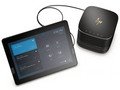 The new Elite Slice G2 includes a tablet that makes it easier to manage video-calls. (Source: HP)
