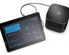 The new Elite Slice G2 includes a tablet that makes it easier to manage video-calls. (Source: HP)