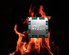 AMD Zen 4 CPUs could be difficult to cool even with AIOs. (Source: Cullan Smith on Unsplash/AMD-edited)