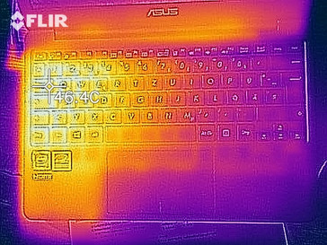 Temperature development load (top)