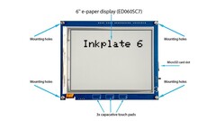 The Inkplate 6 could become any kind of display missing from a creator&#039;s life. (Source: CrowdSupply)