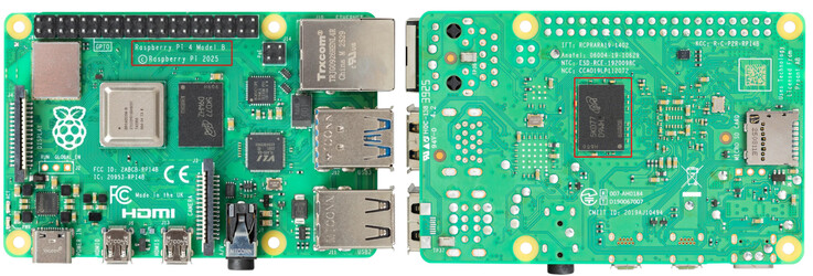 The new Raspberry Pi 4 Model B.