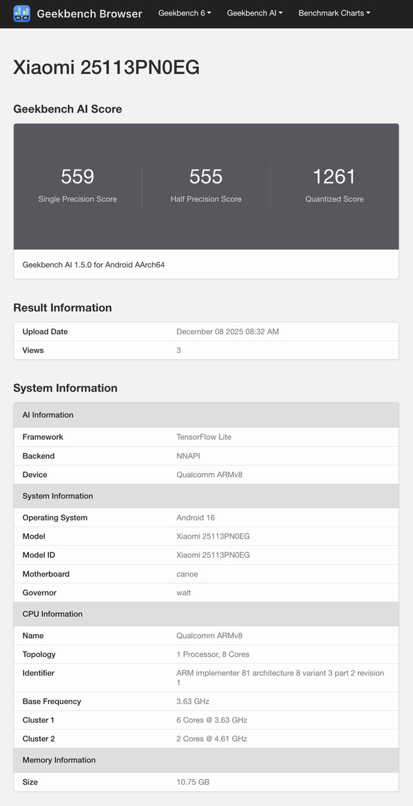 (Image source: Geekbench)