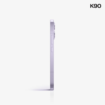 The side profile of the Redmi K90. (Image source: Redmi)
