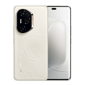 The Honor "300 Ultra" leaks in off-white or cream...