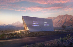 A rendering of Oklo's Aurora powerhouse (Image source: Oklo)