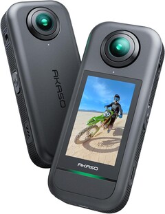 The Akaso 360 action camera features a 360° supersmooth stabilization for steady footage (Image source: Akaso)