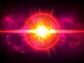 An artist's illustration showing a supernova.
