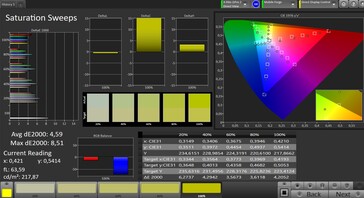 Color Saturation (Target Color Space: sRGB)