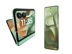 The Edge 60 and Razr 60 will both be sold in striking green colourways. (Image source: via Ytechb)