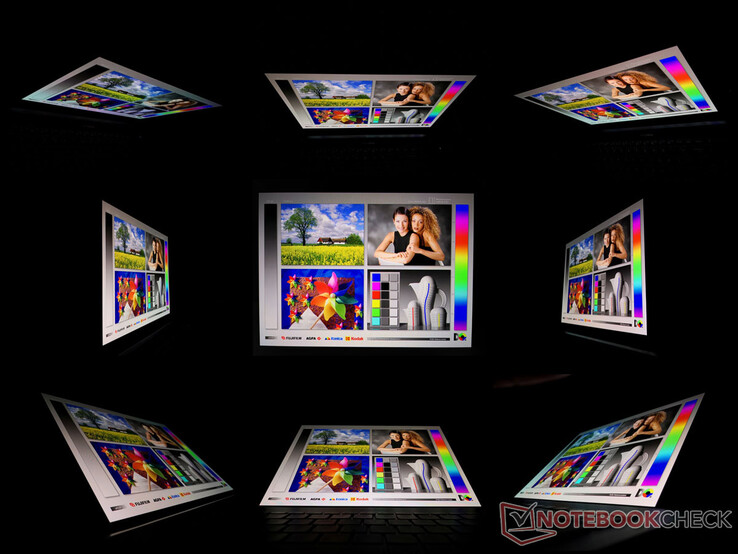 OLED viewing angles are even wider than IPS with less degradation to colors and contrast