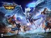 Monster Hunter Now's Velkhana event key art.