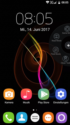 Oukitel K6000 Plus Home screen