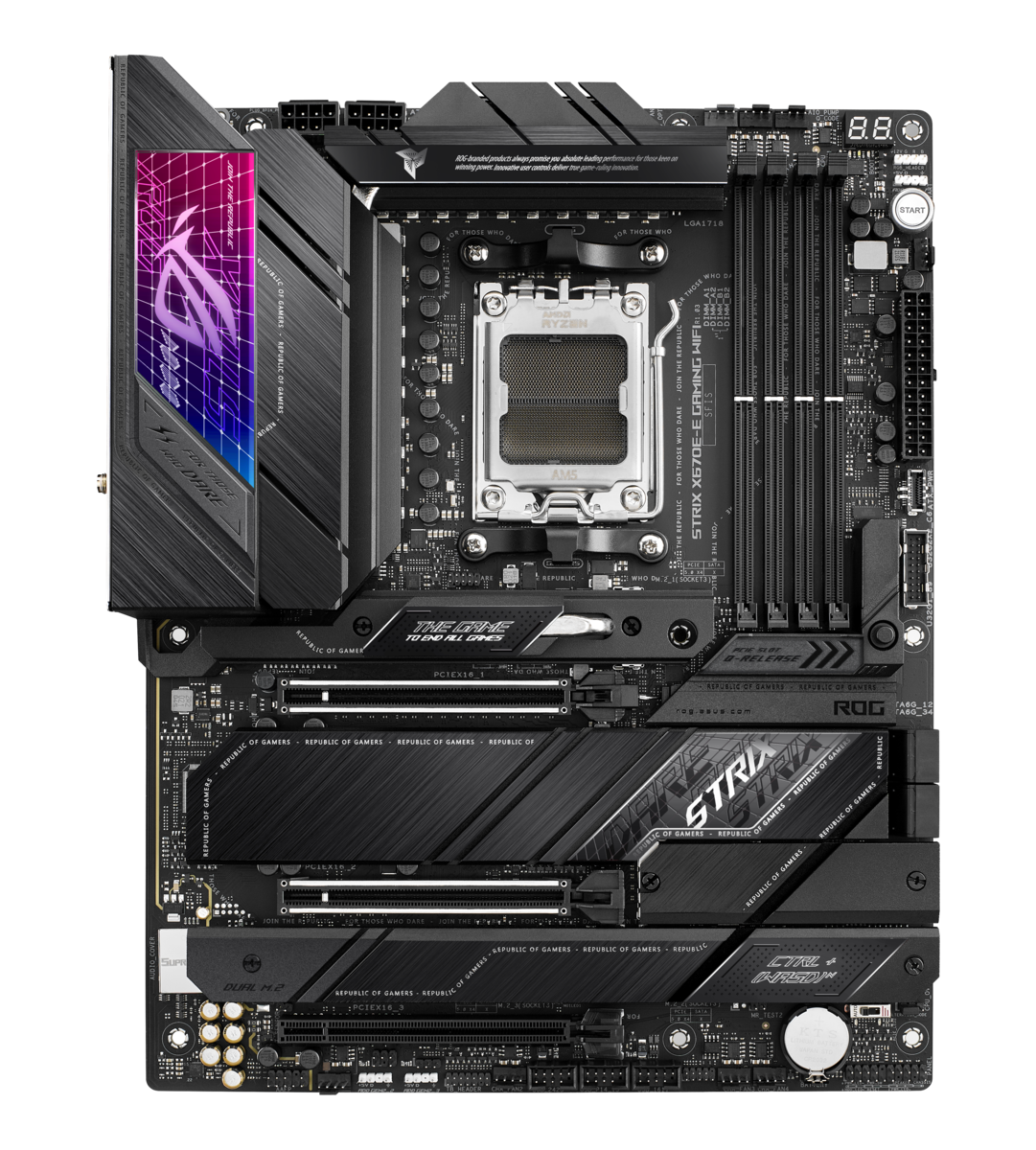Asus showcases its latest X670E motherboards and new ROG Asus showcases its latest X670E motherboards and new ROG