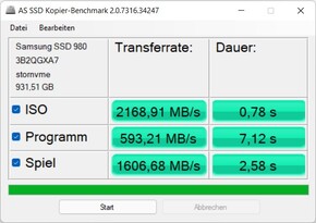 AS SSD - Copy Benchmark