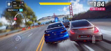 Asphalt 9, medium settings