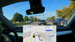 Tesla's Full Self-Driving mode in action (image: Dirty Tesla)