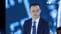 The CEO of Binance is the richest person in crypto (image: Bloomberg/YouTube)