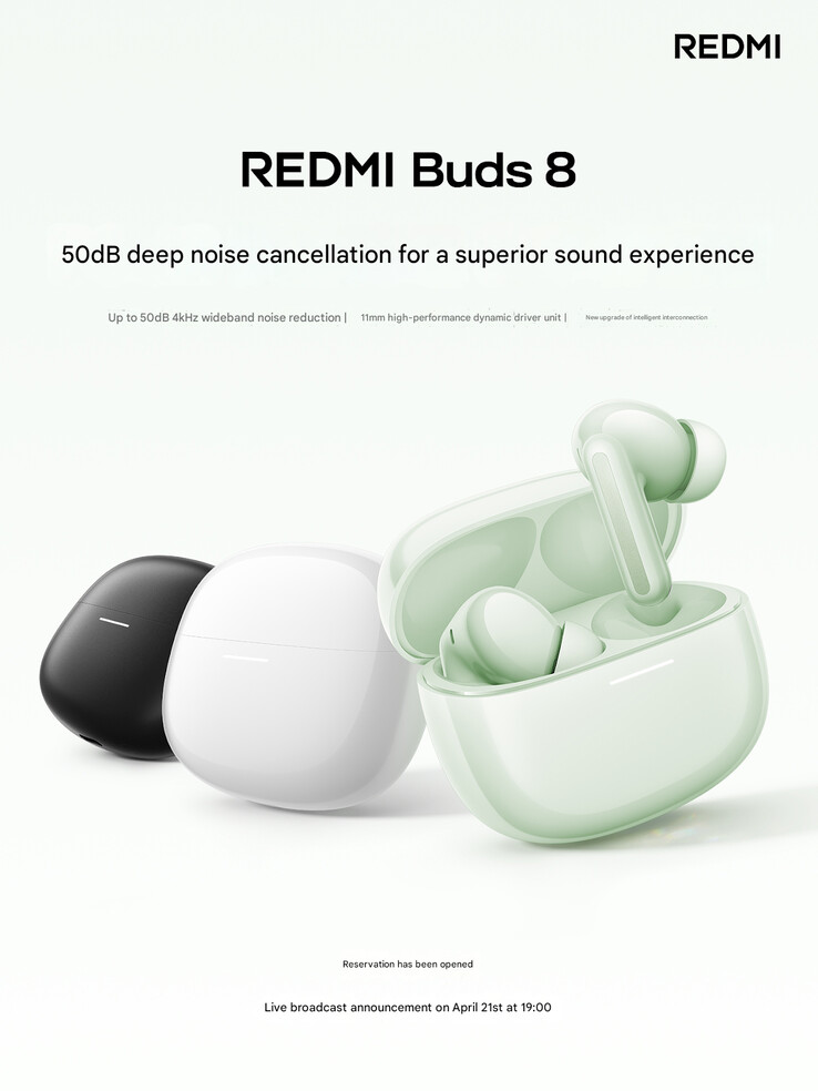The Redmi Buds 8 announcement (machine translated)