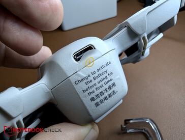 The USB-C port at the rear