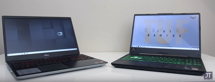 Dell G5 15 SE and Asus TUF Gaming A15. (Image source: Jarrod'sTech)