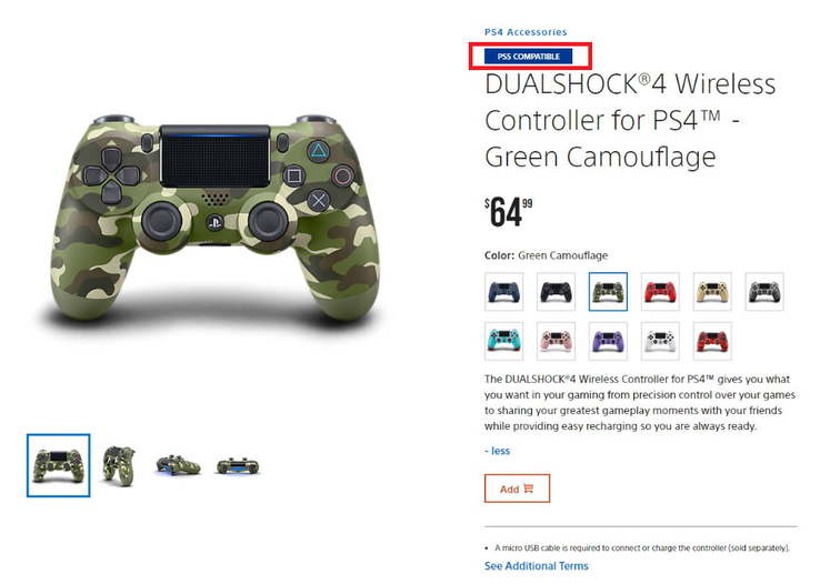 PS5 compatible badge. (Image source: PlayStation/ResetEra - Expy)