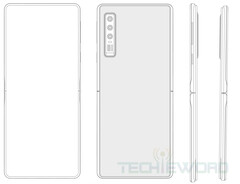 The alleged Huawei patent's images. (Source: Techie Word)