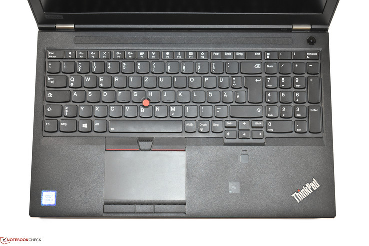Lenovo ThinkPad P52 keyboard