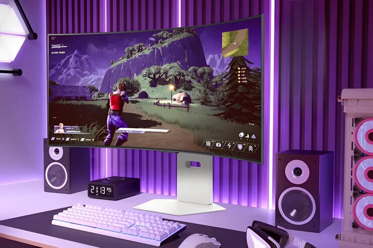 The LG Ultragear 39-inch WQHD OLED gaming monitor leaves a lot to be desired when it comes to text clarity. (Image source: LG, edited)