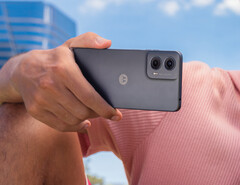 The Moto G24 will ship with Android 14 in four colour options. (Image source: Motorola)