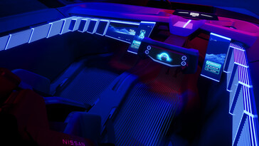 Ambient lighting in the Hyper Force responds to the selected driving mode. (Image source: Nissan)