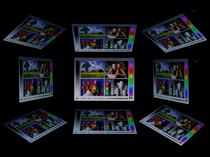 Viewing angle stability of the Vivo X300 Pro