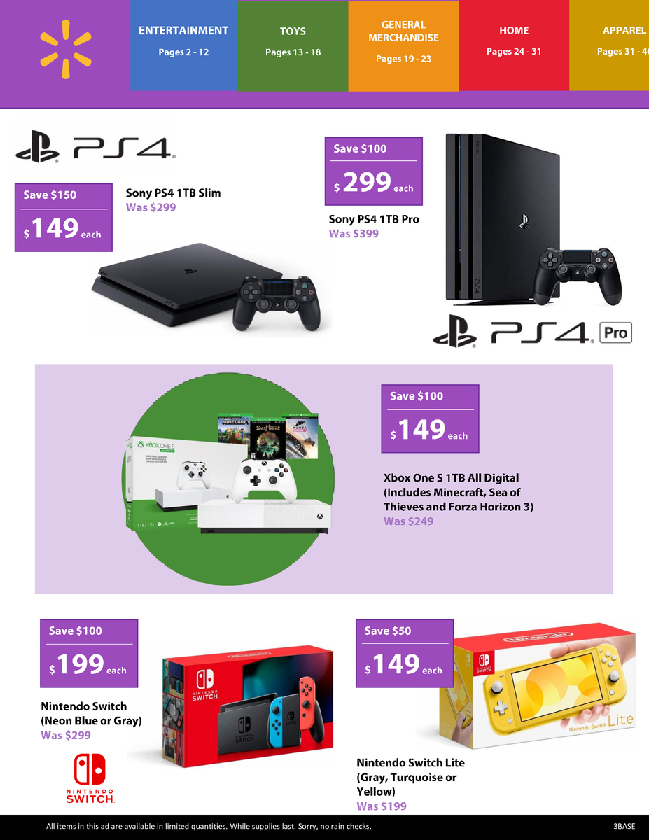 ps4 price walmart black friday 2018