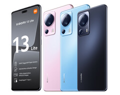 The Xiaomi 13 Lite arrives in three colours but is not an exact CIVI 2 replica. (Image source: Xiaomi)