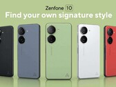 The Zenfone 10 will be available in various colours. (Image source: ASUS)
